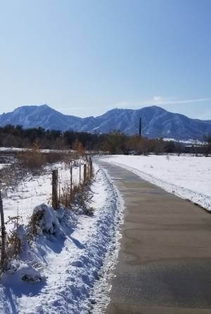 Boulder Colorado, Winter Trail